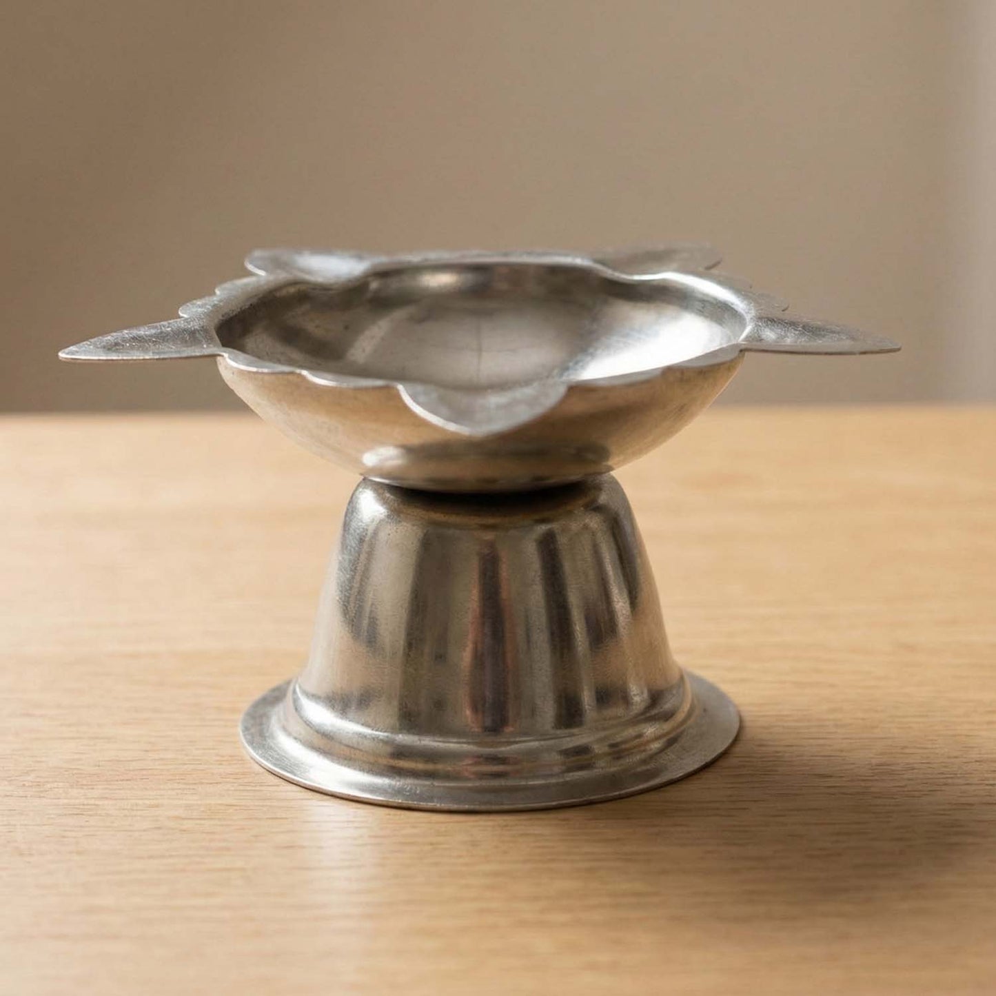 Durable steel diya holder