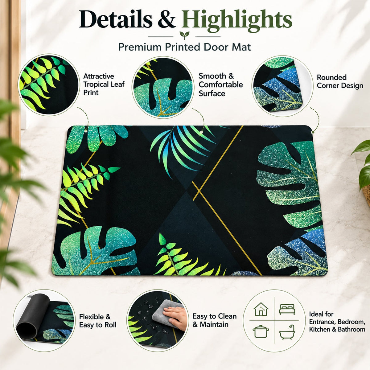 Floor mat feature view