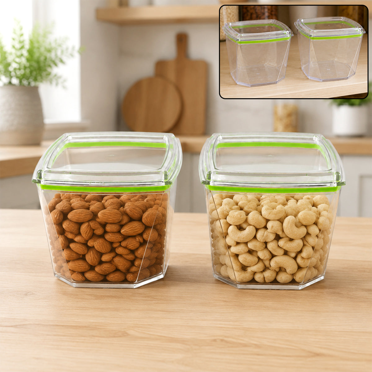Food Storage Container Set with Leak-Proof Lid (500 ML / 2 Pc)