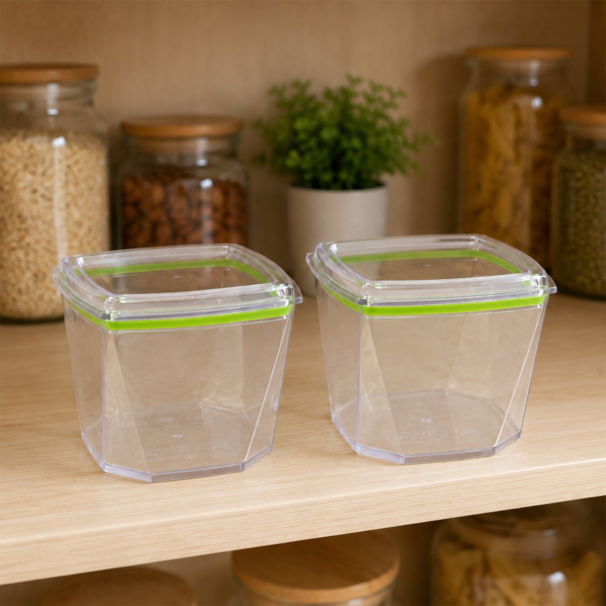 Food Storage Container Set with Leak-Proof Lid (500 ML / 2 Pc)