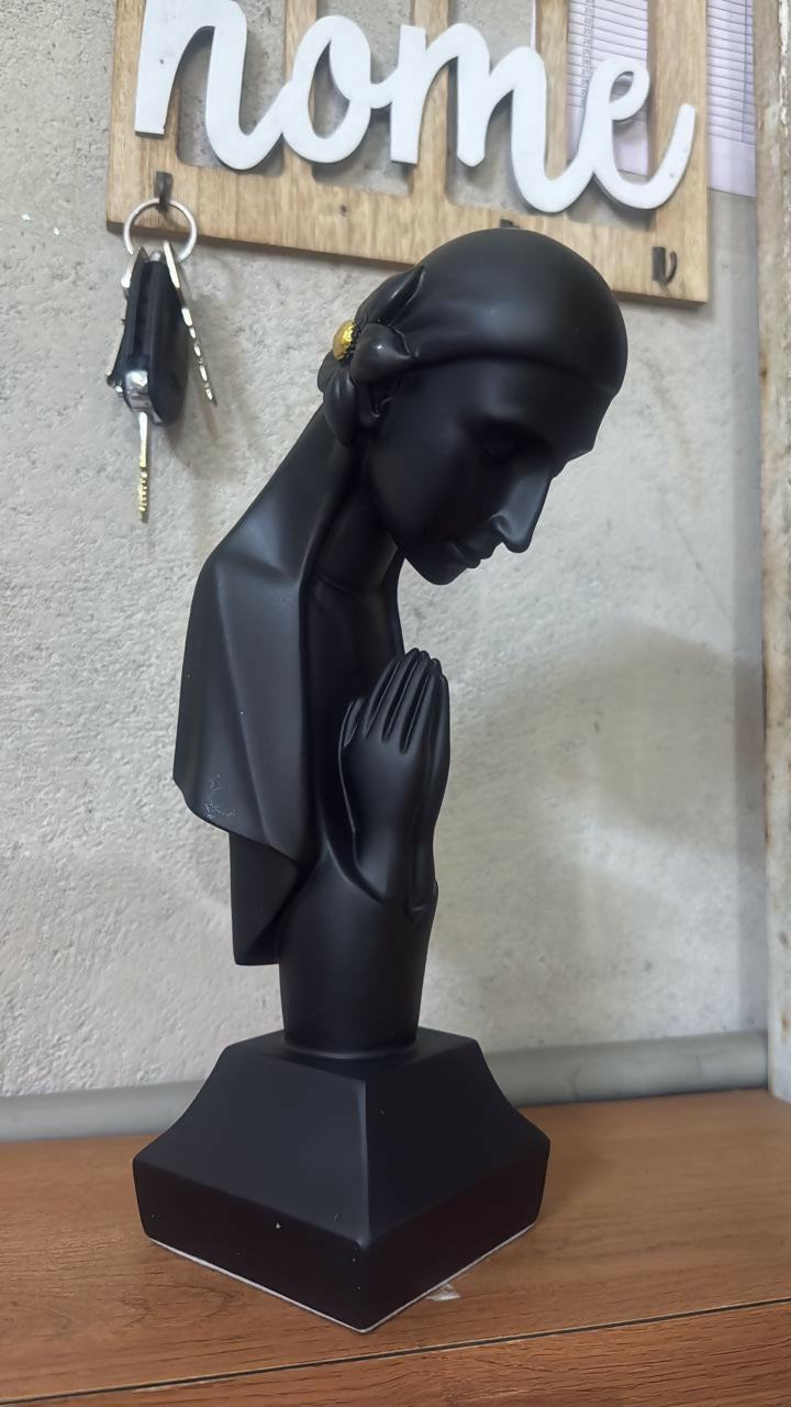 Abstract Praying Lady Sculpture Decorative Home Showpiece