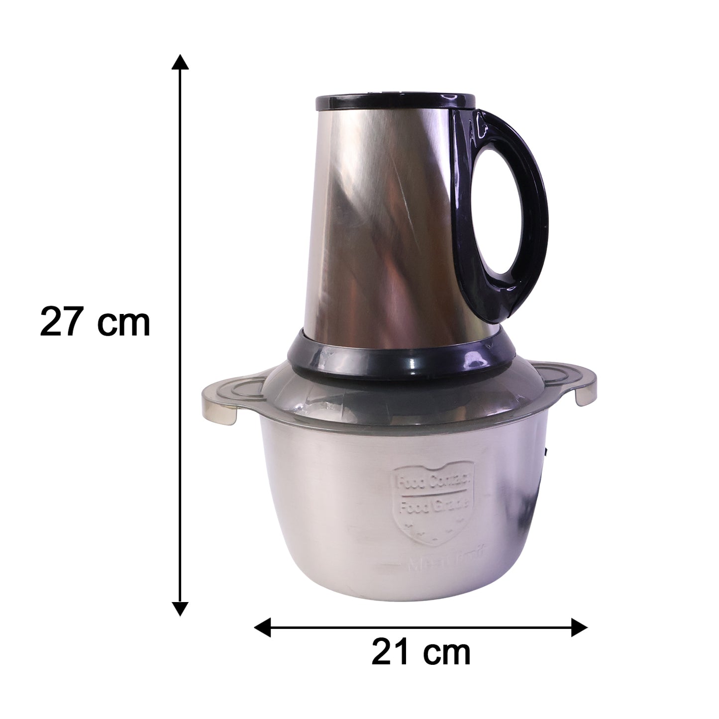 Electric SS Food Processor 2 Litre Vegetable Chopper & Mixer Grinder