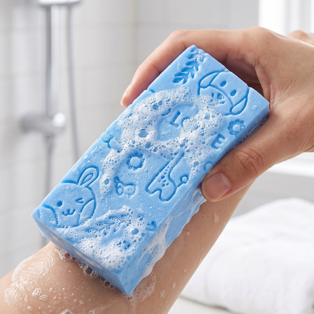 Ultra Soft Exfoliating Sponge | Dead Skin Remover Sponge For Body | Face Scrubber for Women and Men