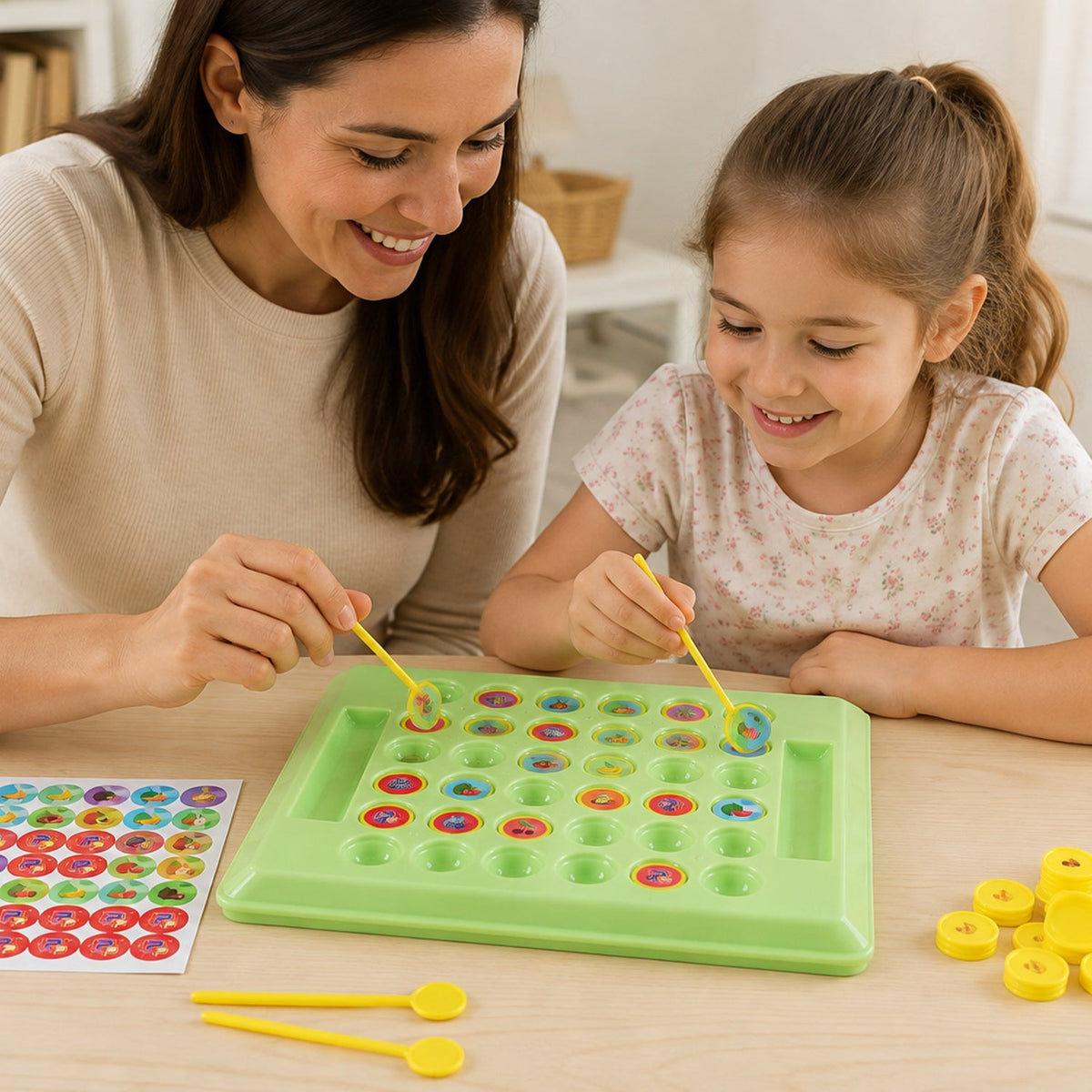 Memory game pieces detail