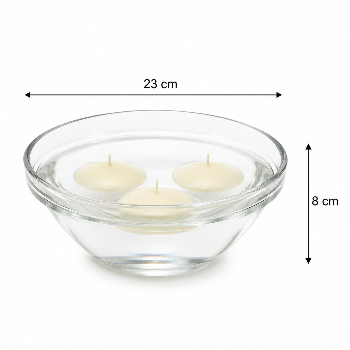 Floating Candle Holder (1 Pc): Romantic Ambiance, Table Decor