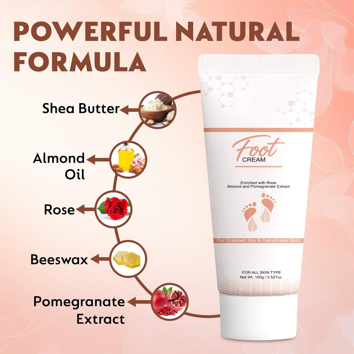 Deep Nourishing Foot Care Cream ( 100gm)