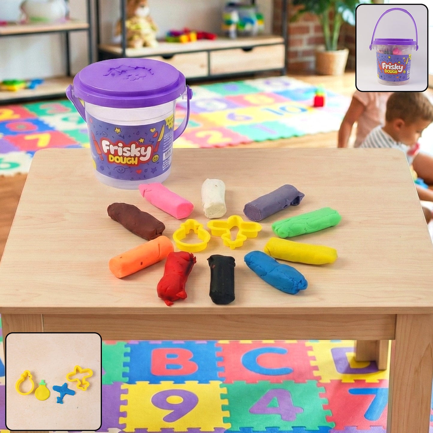 Frisky dough modelling clay set