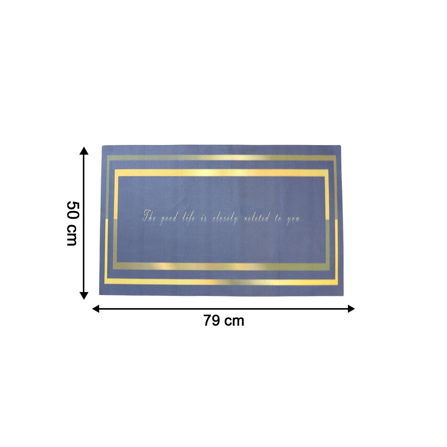 Premium Anti Slip Bathroom Floor Mat (1 Pc, 79x50 Cm)