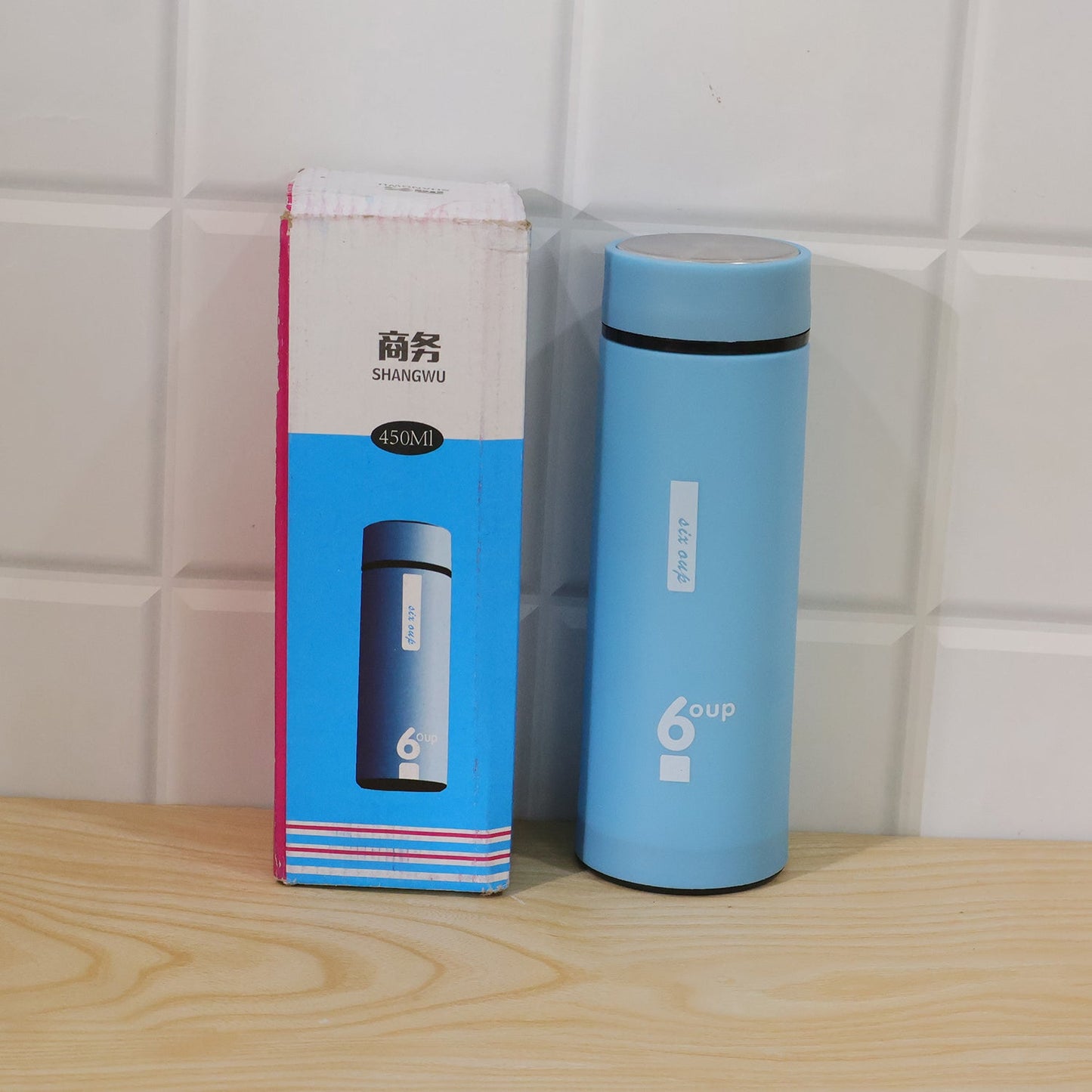 Premium glass drinking water bottle live product
