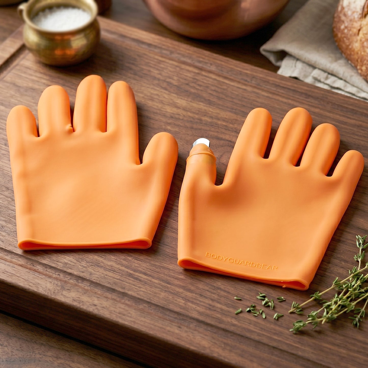 Gloves Silicone Thumb Knife Finger Protector Gears Cutting Vegetable Harvesting Knife