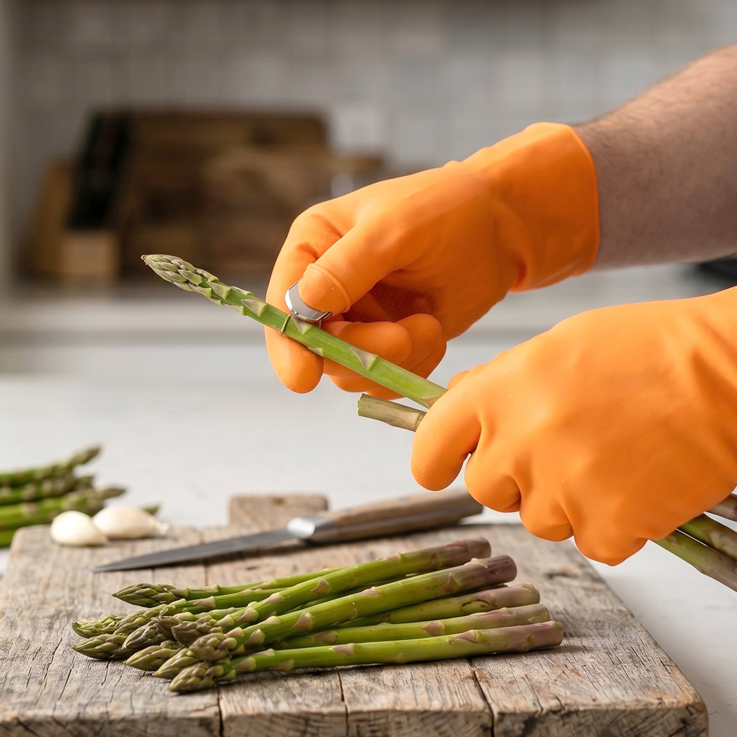 Gloves Silicone Thumb Knife Finger Protector Gears Cutting Vegetable Harvesting Knife