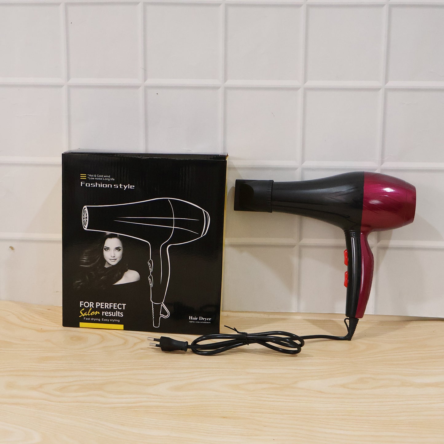 Professional High Power Multi Purpose Hair Dryer Salon (220V,50-60Hz / 1 Pc)
