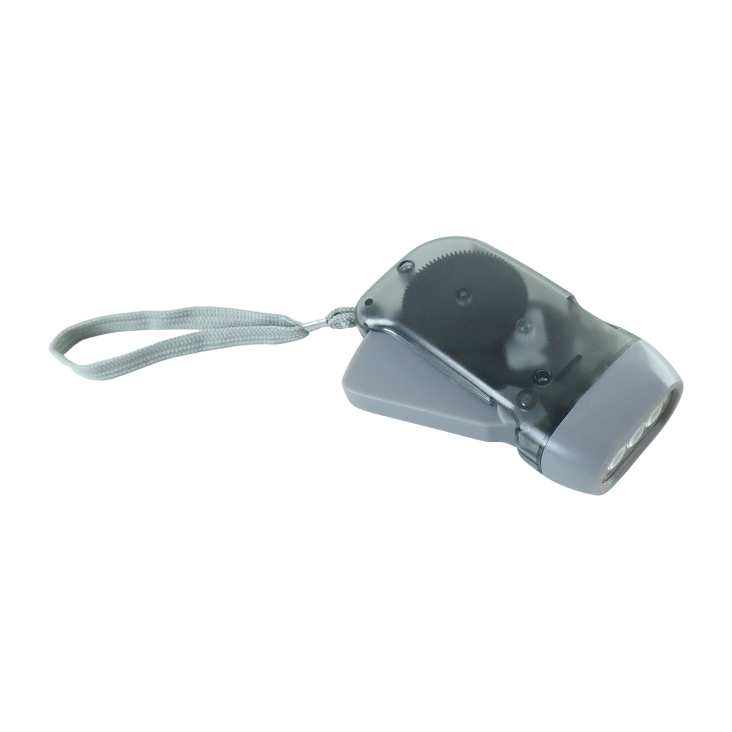3-LED Hand Press Torch – Battery-Free Hand Crank Flashlight