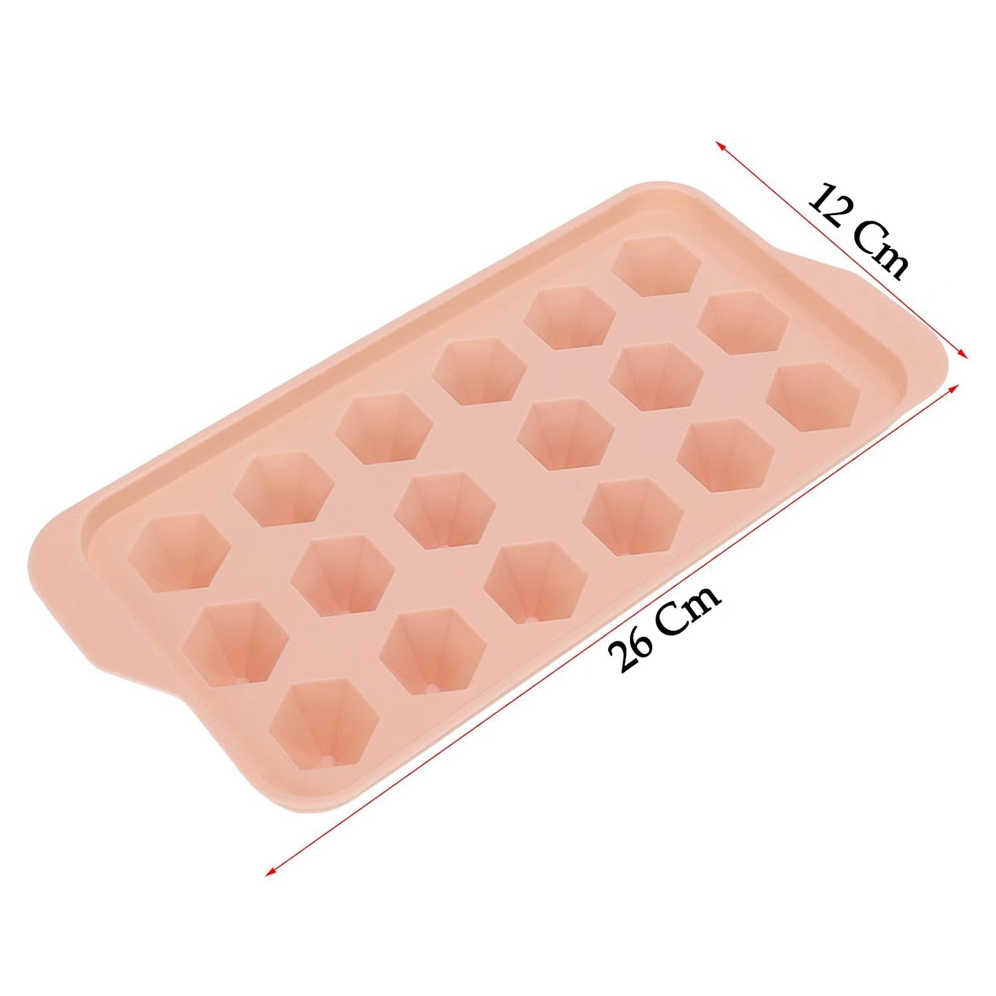 Durable Plastic Ice Cube Tray (1 Pc)