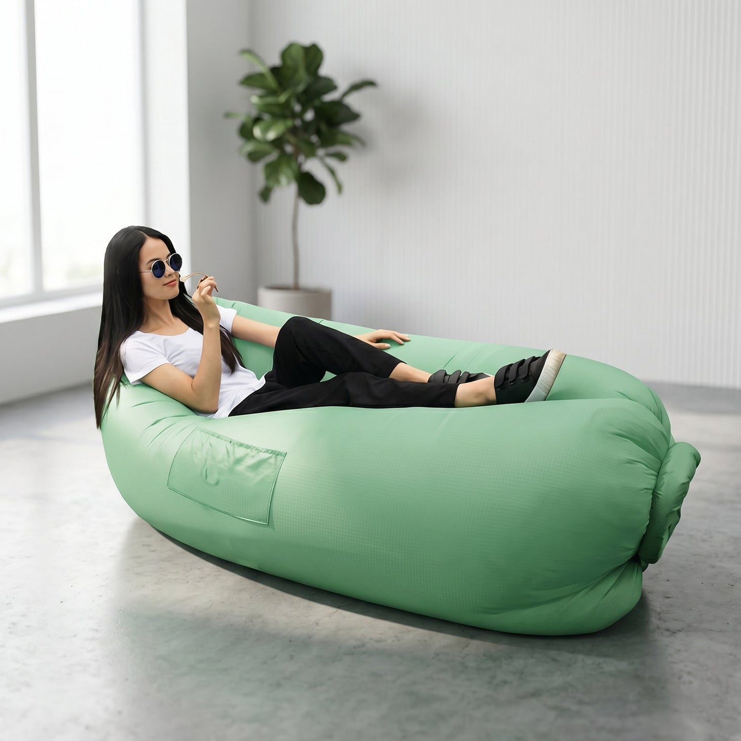 Air-Filled Inflatable Sleeping Bag Sofa