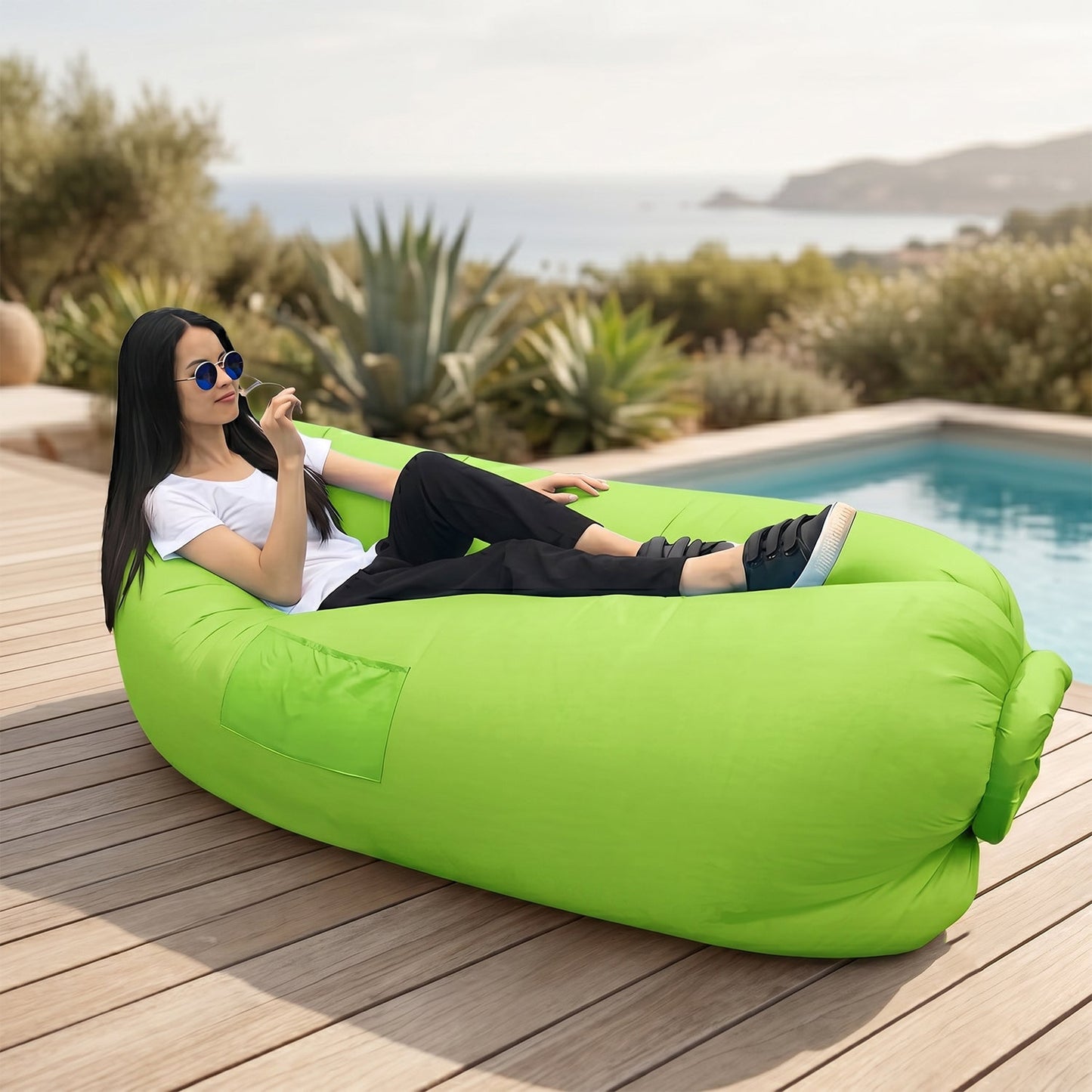 Portable Inflatable Lazy Sofa Bed