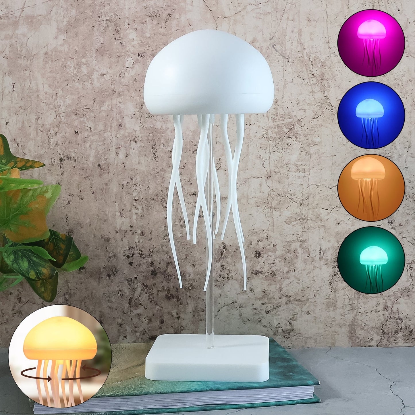 Jellyfish LED mood lamp