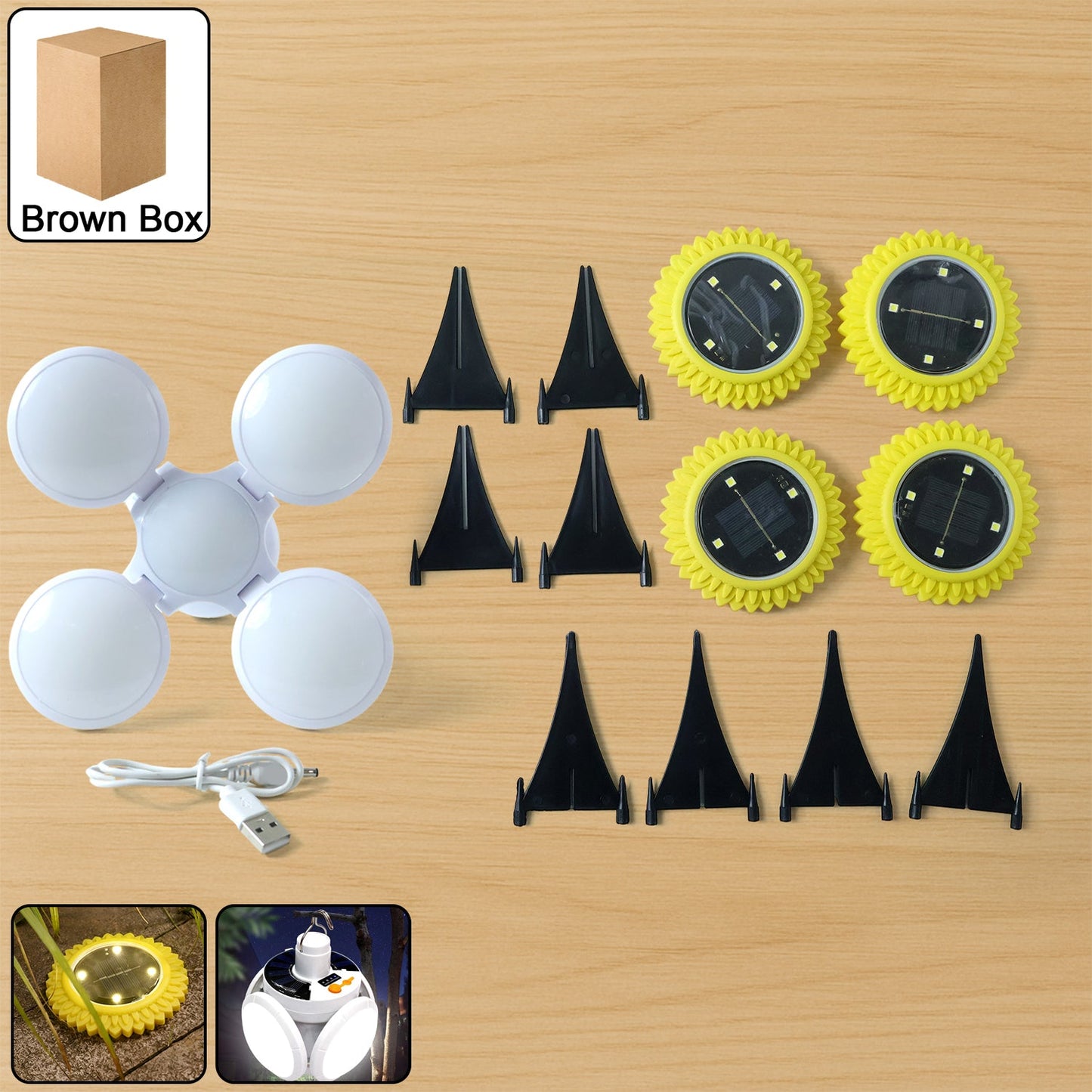 Solar Garden Light Set