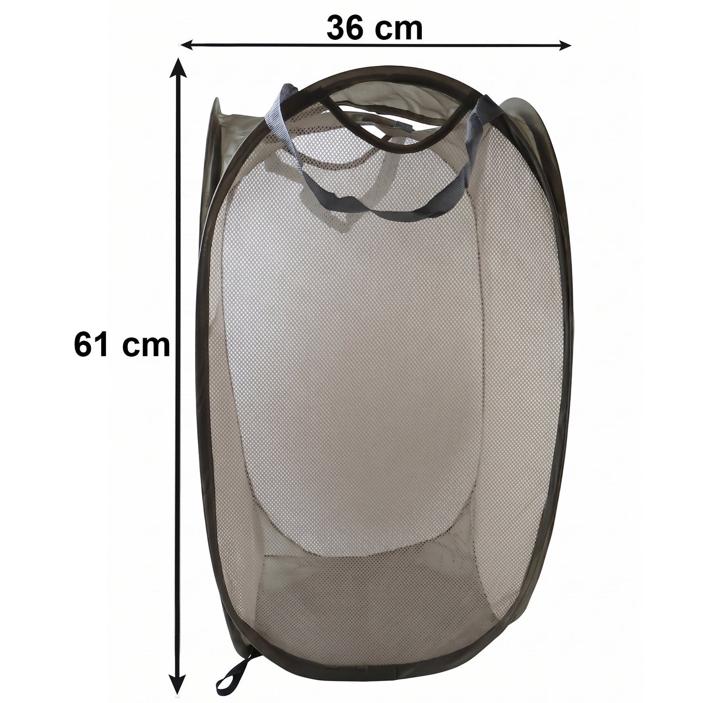 Foldable Mesh Laundry Basket Clothes Storage Bag (1 Pc, Mix Design & Size)
