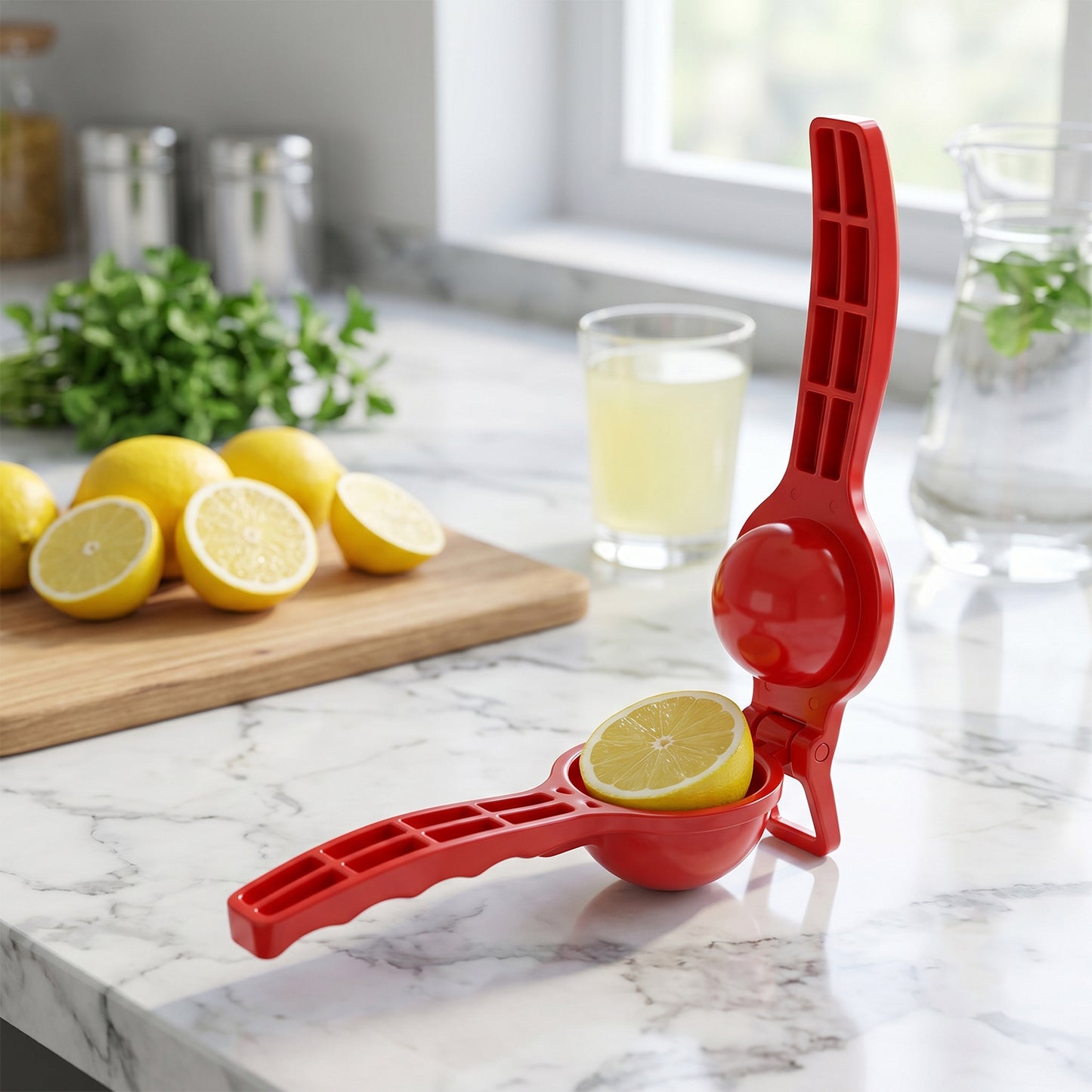 Kitchen 2 in 1 Unbreakable Lemon Squeezer and Bottle Opener (1 Pc)