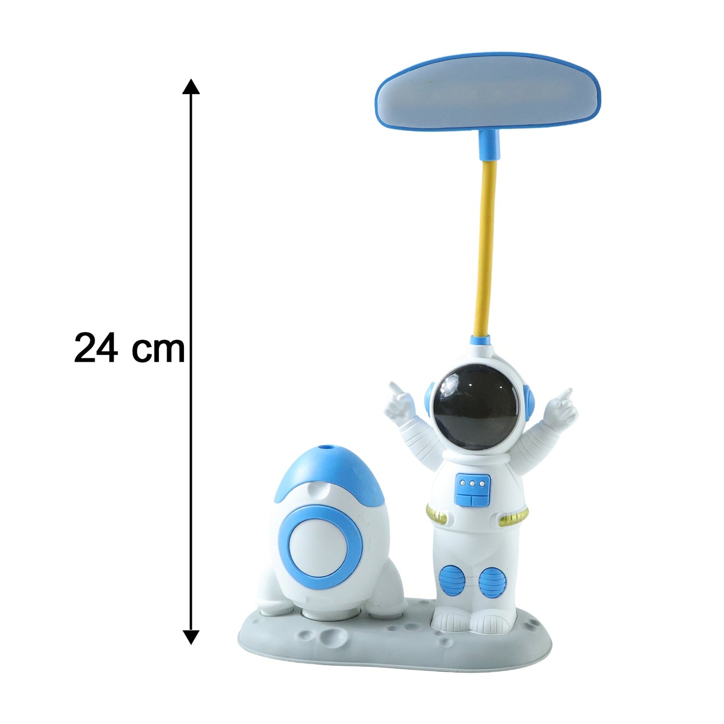 Kids Astronaut LED Study Table Lamp with Built-In Pencil Sharpener (1 Set)
