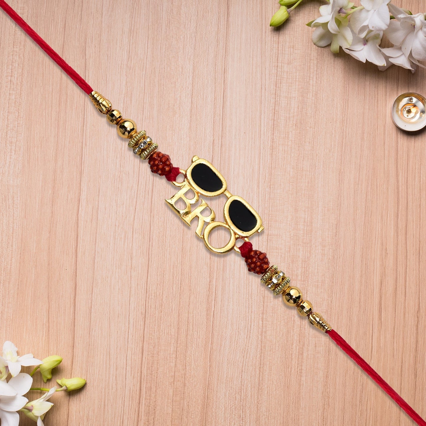 Elegant design of Cool Bro Rakhi with traditional appeal
