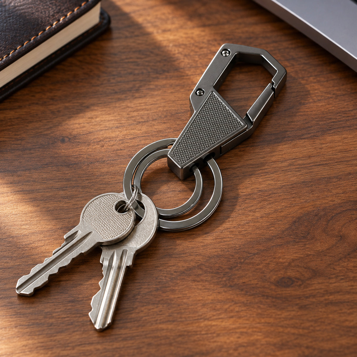 Premium Heavy Duty Metal Key Holder Clip Keychain 1 Pc