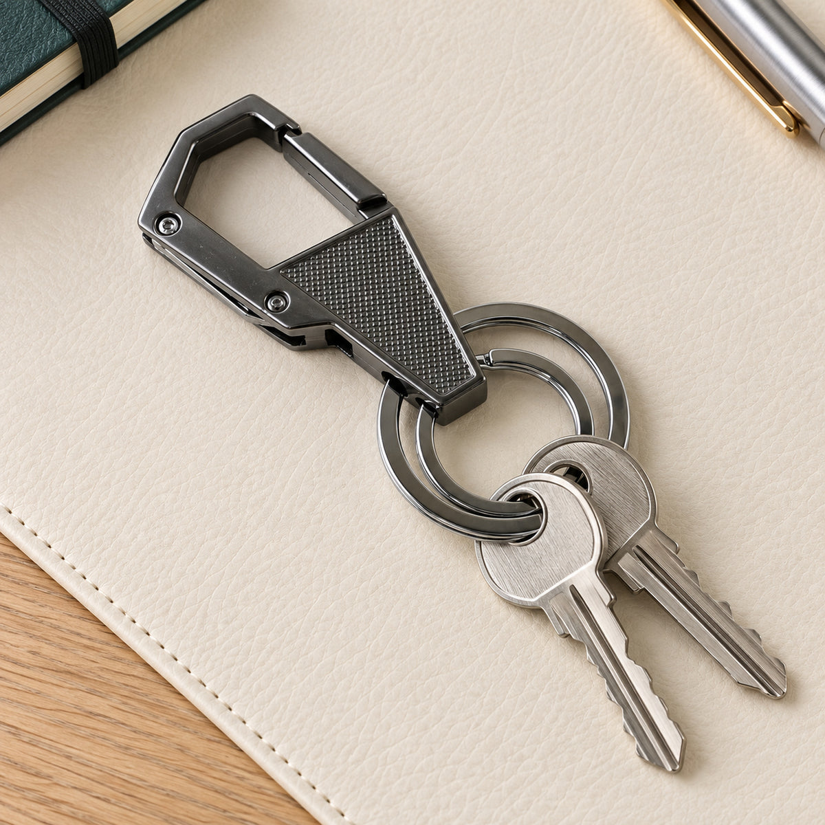 Premium Heavy Duty Metal Key Holder Clip Keychain 1 Pc