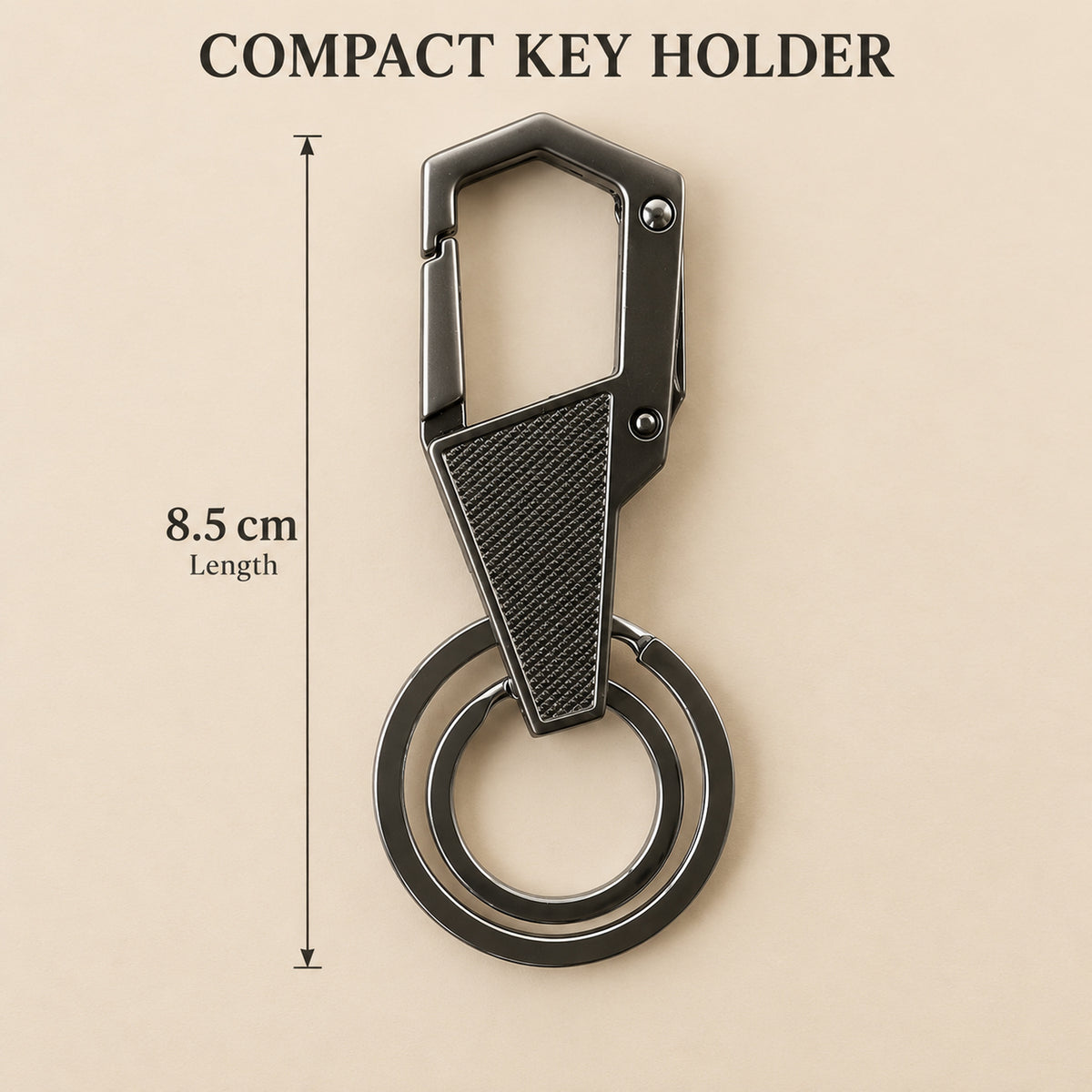 Premium Heavy Duty Metal Key Holder Clip Keychain 1 Pc