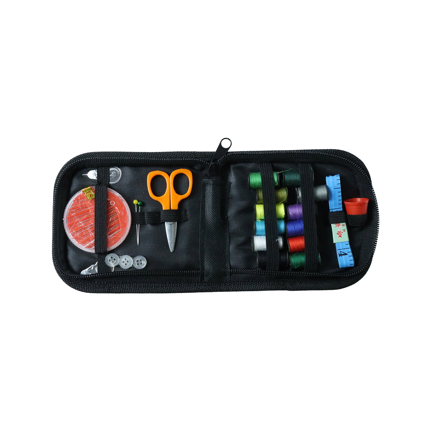 33 Pc Mini Sewing Kit with Zipper Case Portable Stitching Kit