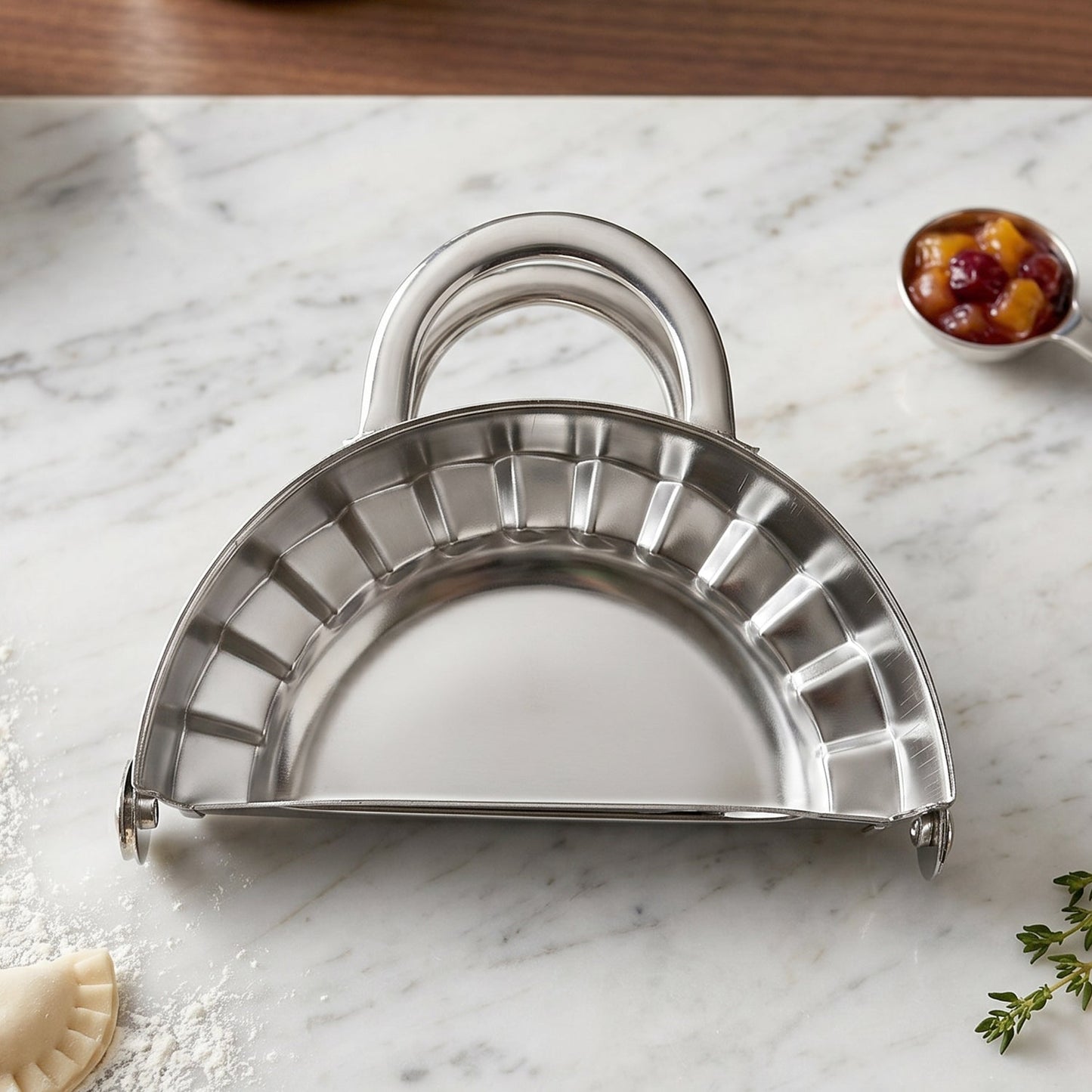 Steel gujiya maker pastry shaping tool
