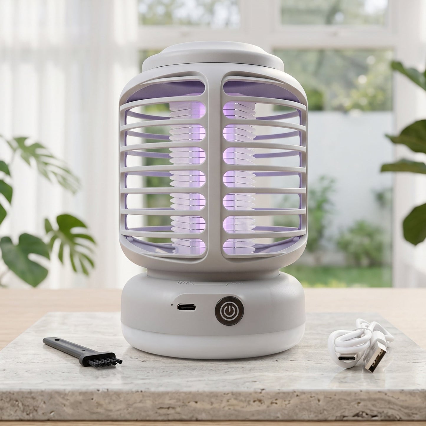 Mosquito lamp USB charging view