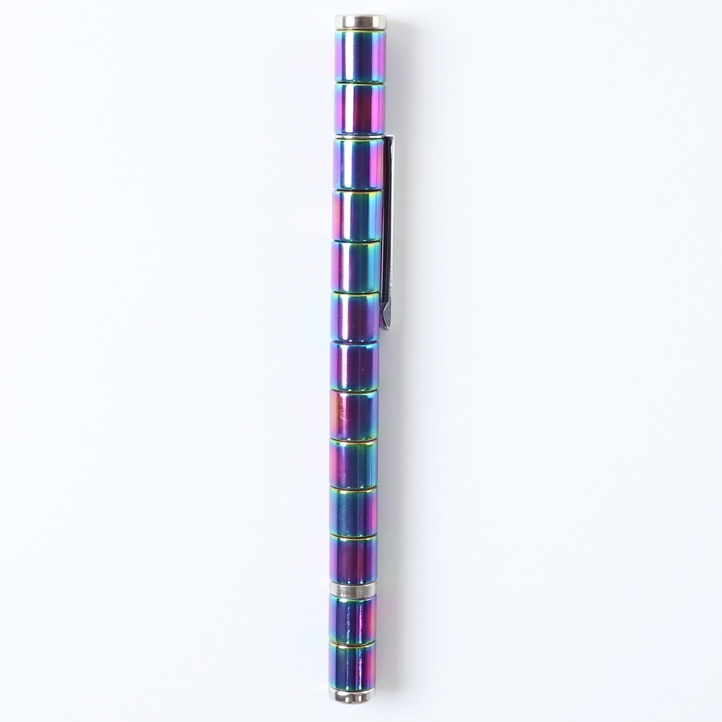 Magnetic Metal Writing Pen with Fidget Spinner Function - 1 Pc (1 Pc)