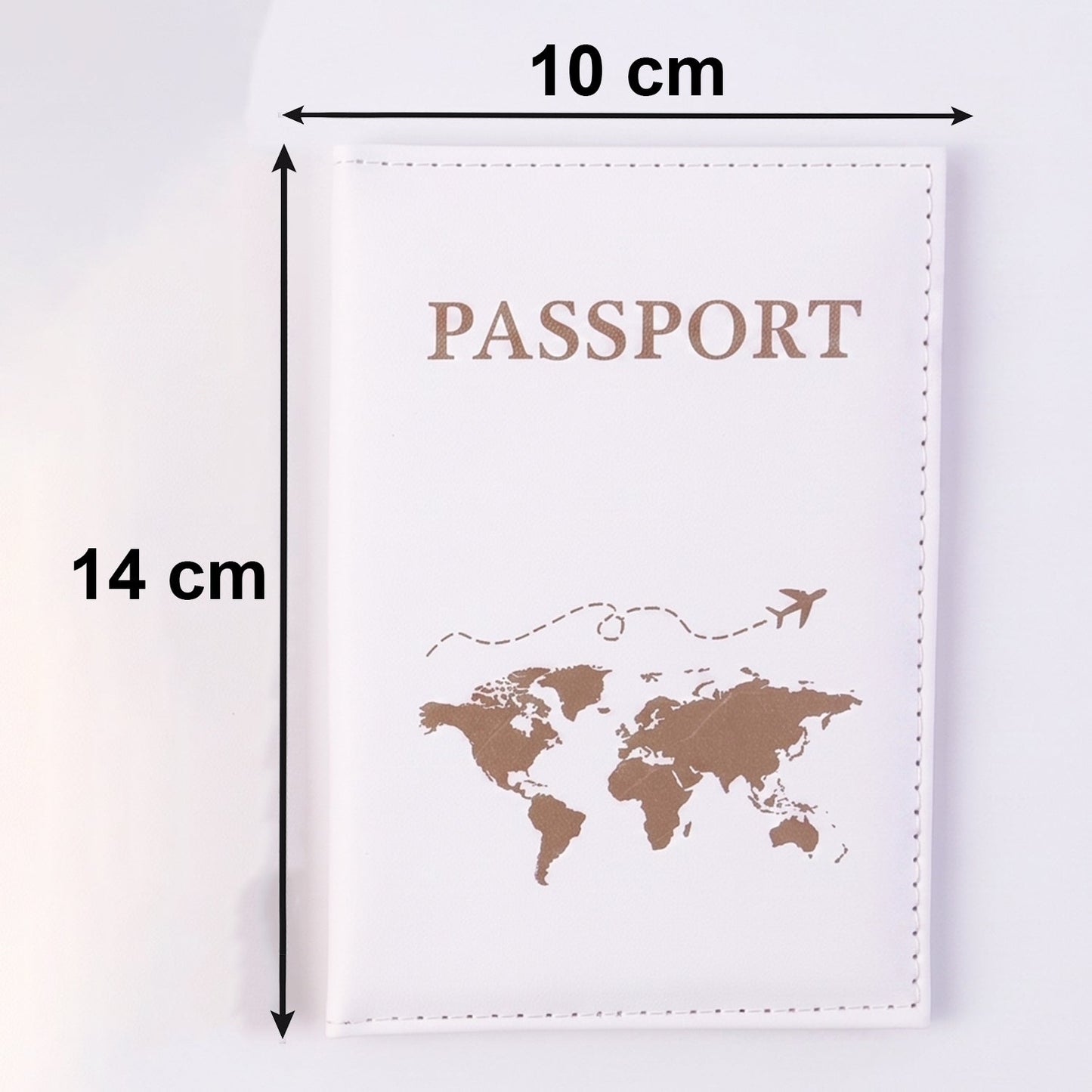 Slim compact passport holder wallet