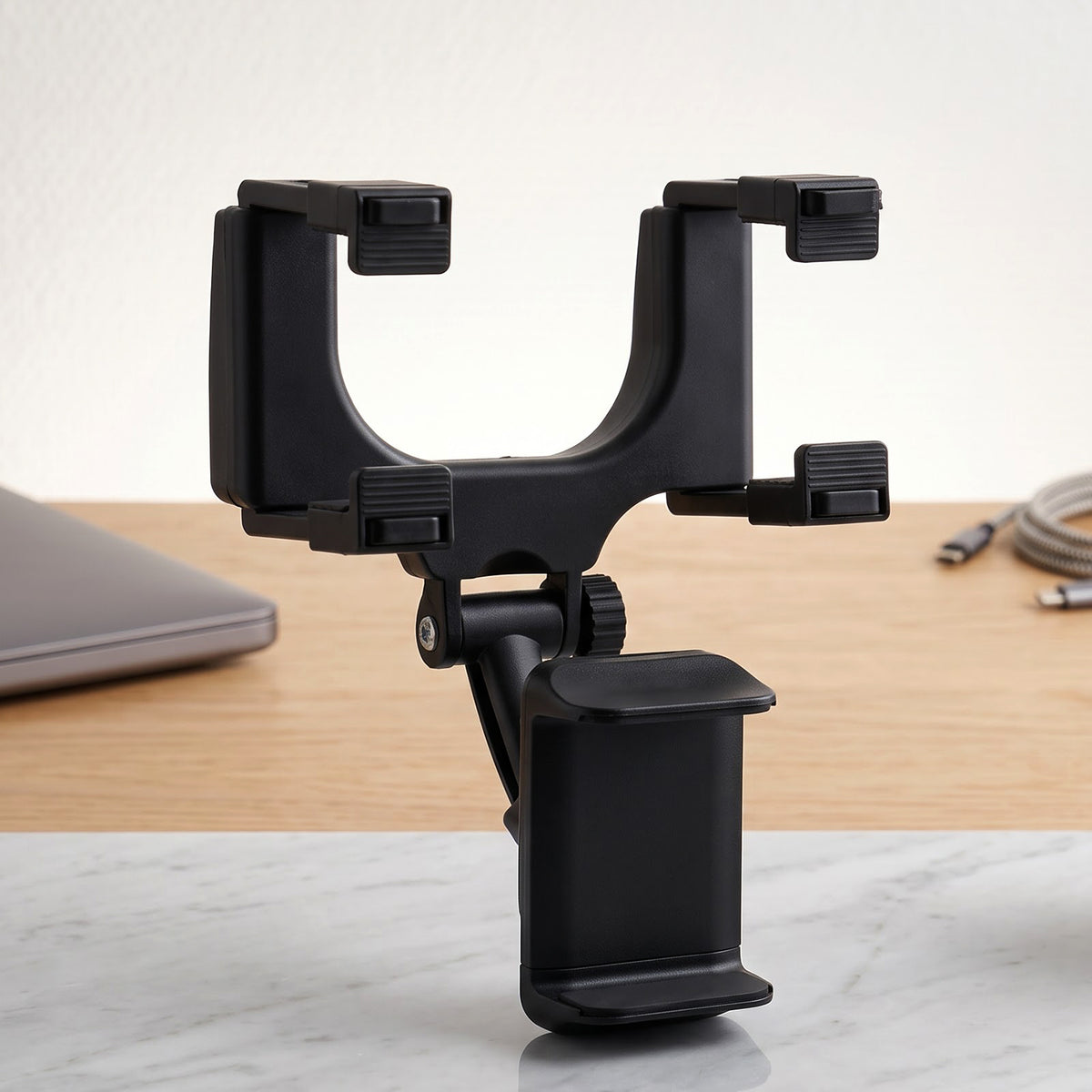 Rear View Mobile Holder Universal Vehicle Rear View Mirror Mobile phone Mount Stand