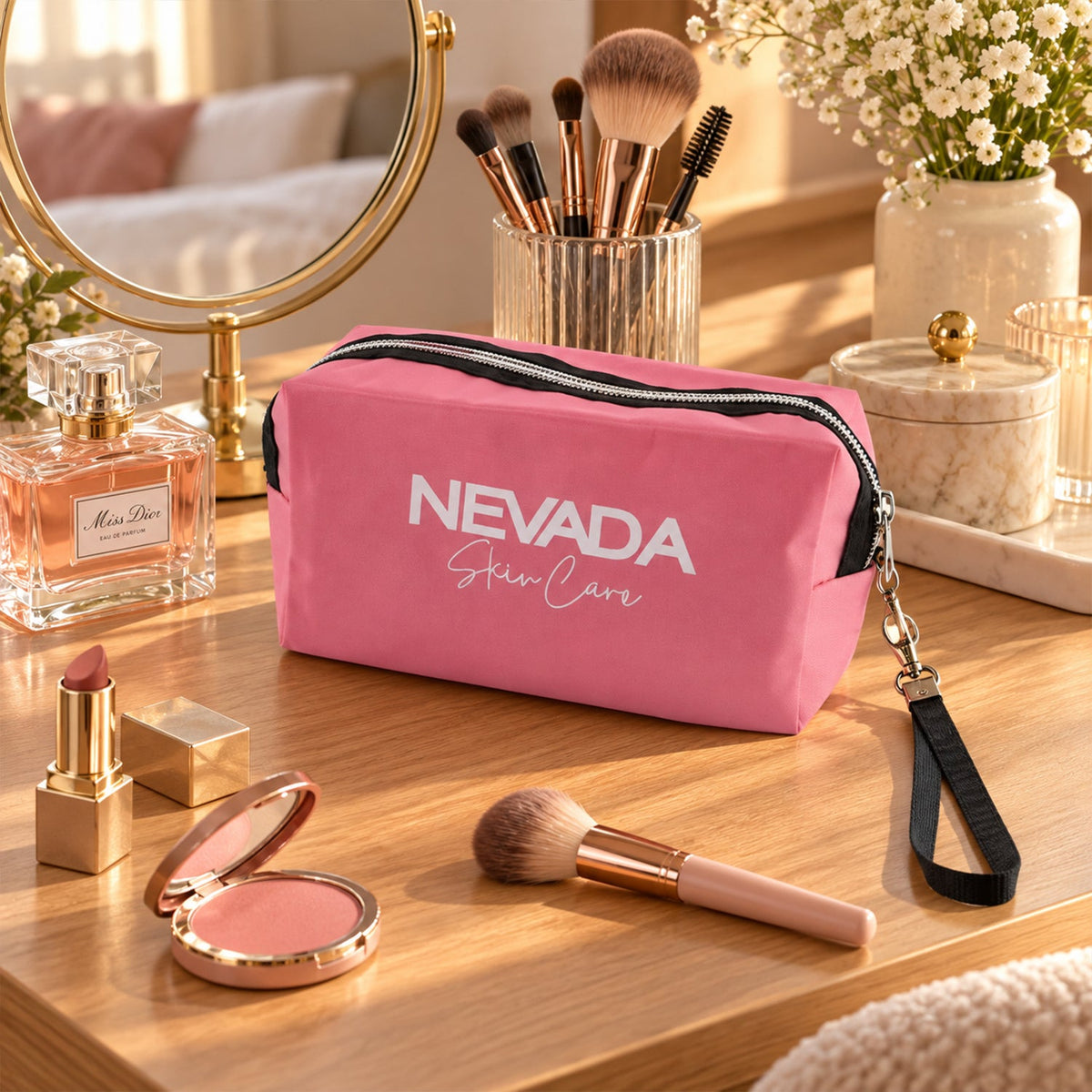 Cosmetic pouch feature view