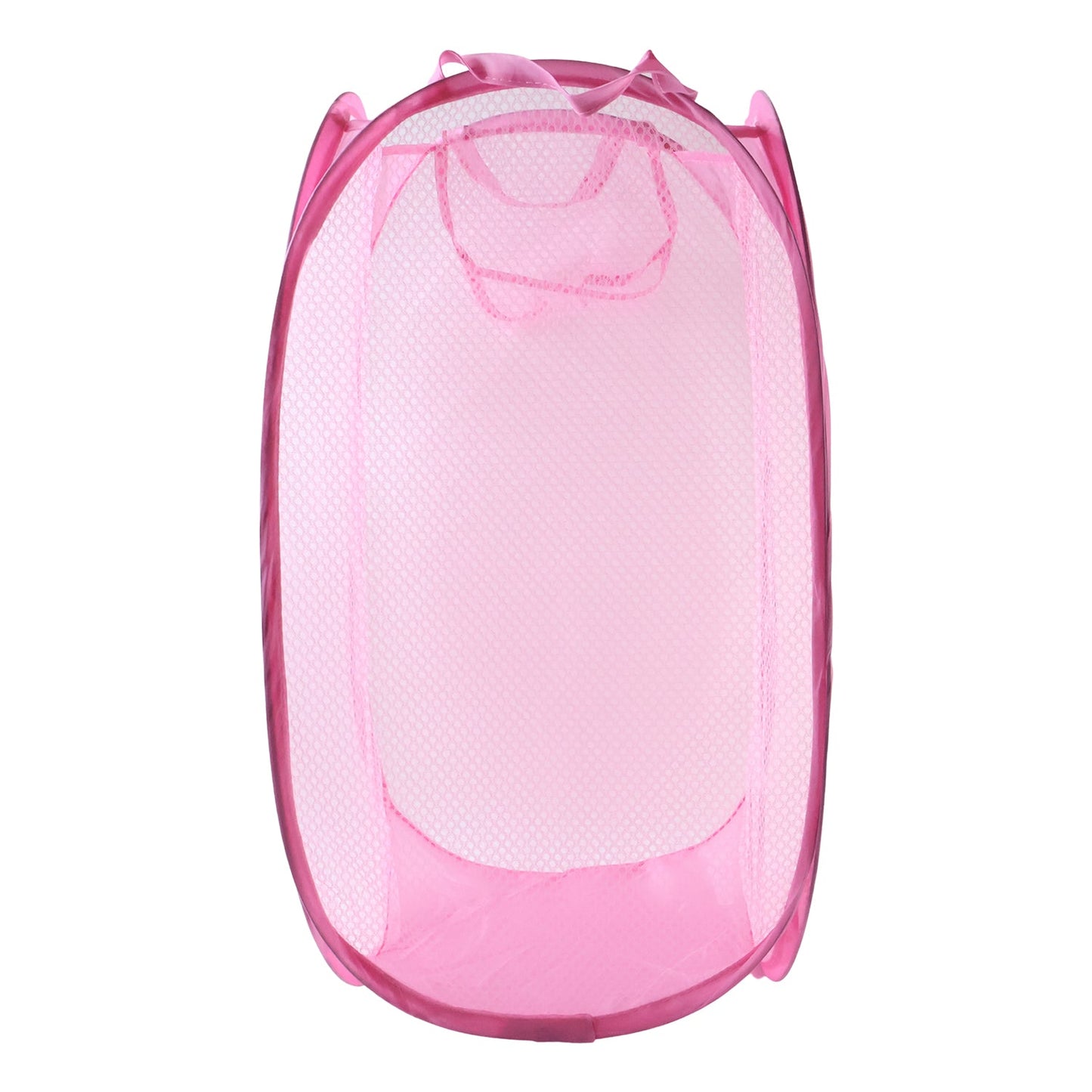 Foldable Mesh Laundry Basket Lightweight Clothes Hamper (1Pc, 32x32x58cm)