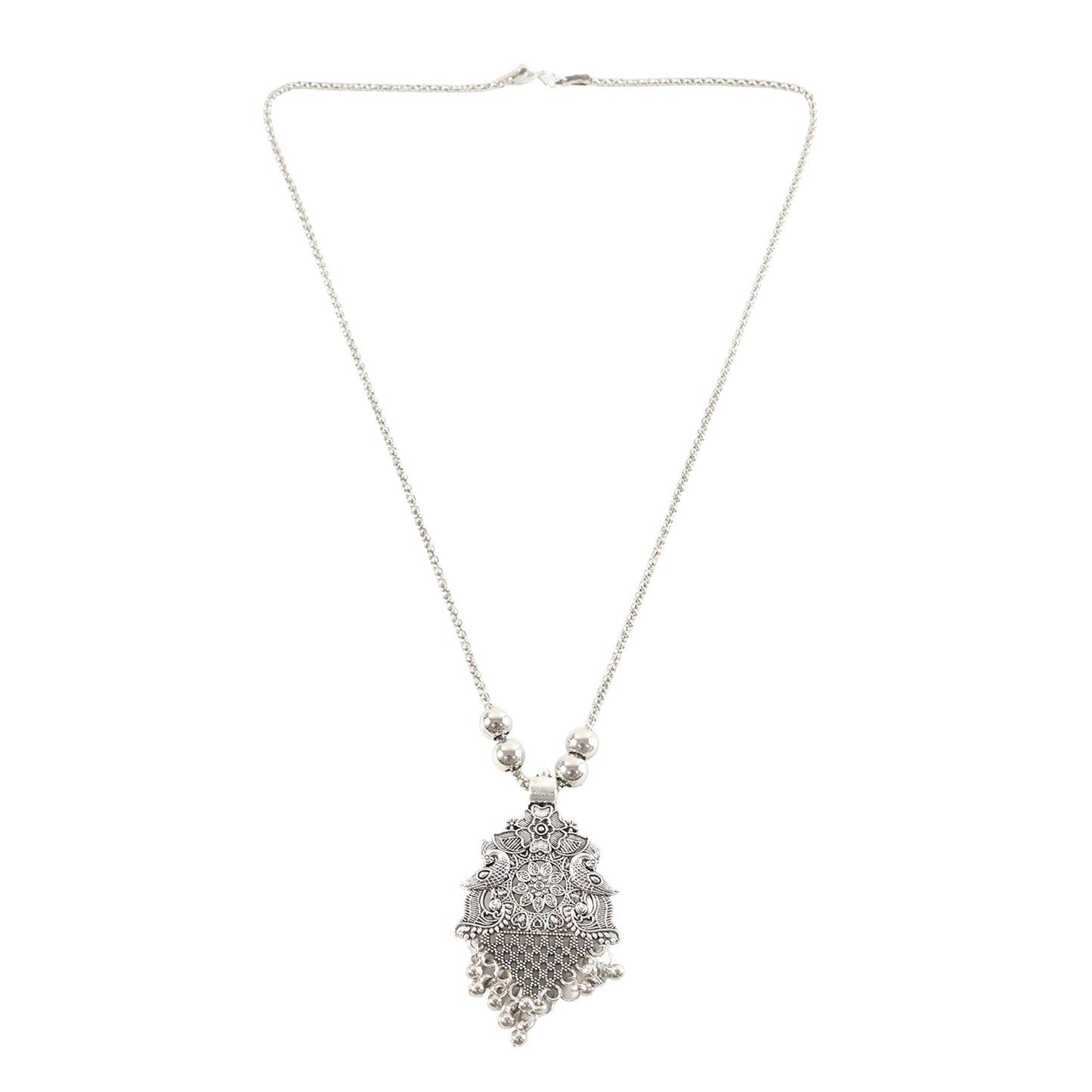 Ethnic oxidized necklace