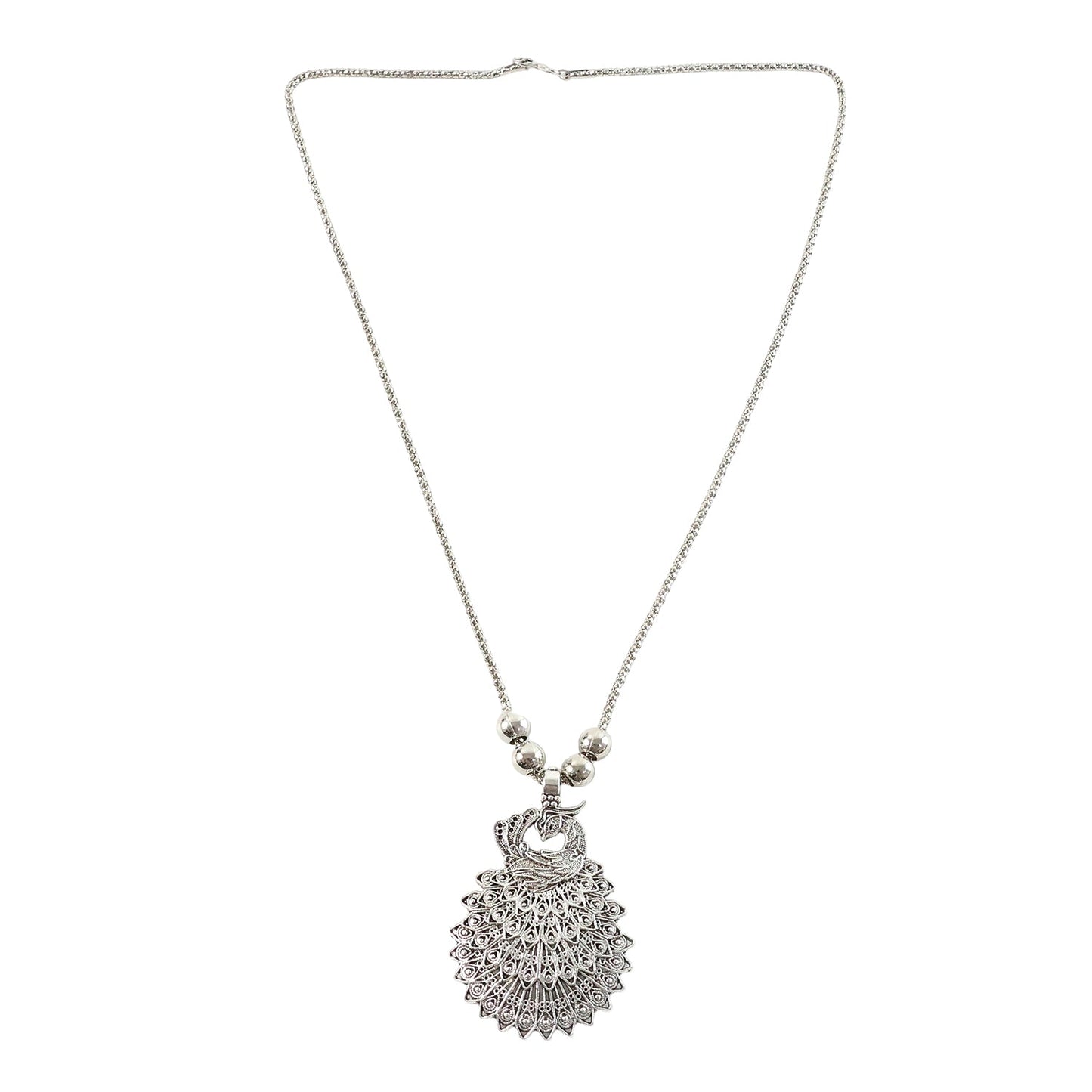 Ethnic silver pendant
