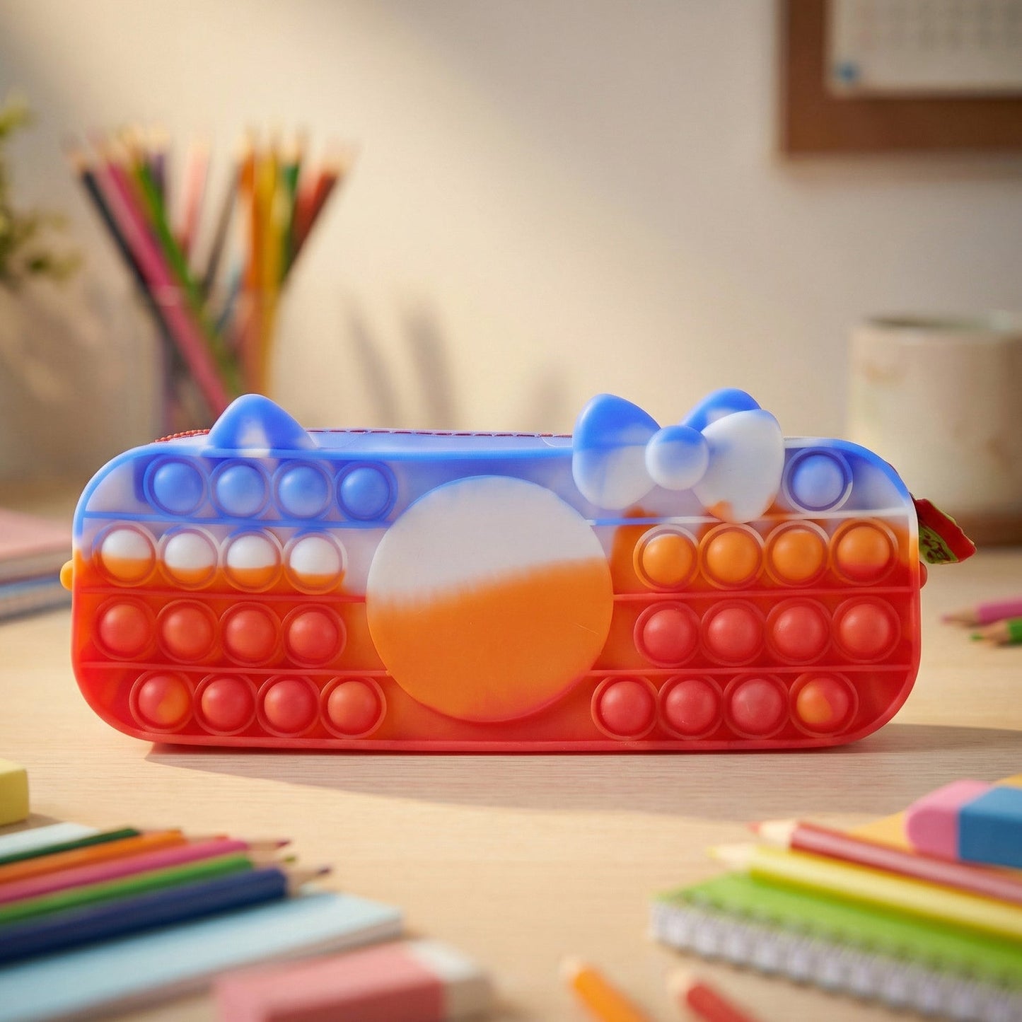 Student pencil pouch zipper