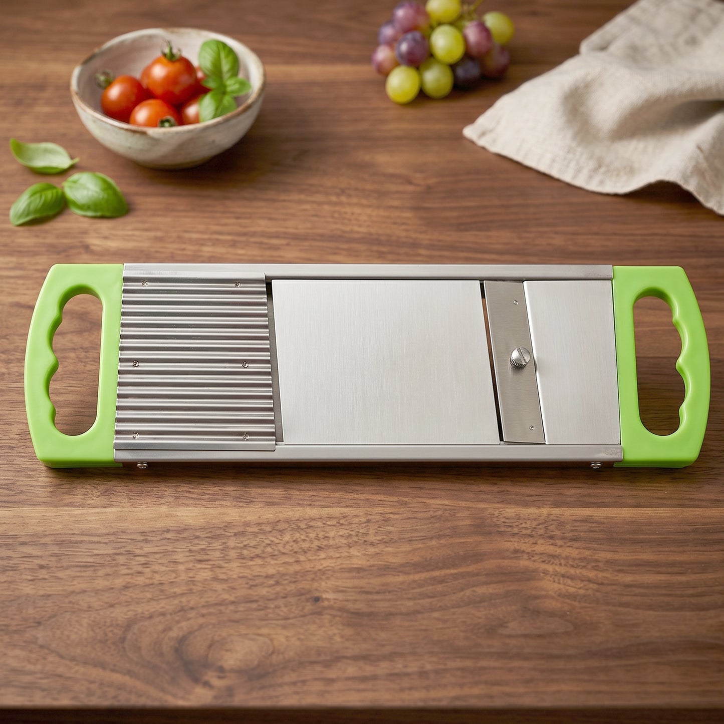 2 in 1 Potato Slicer used in all kinds of household kitchen purposes for cutting and slicing of potatoes.