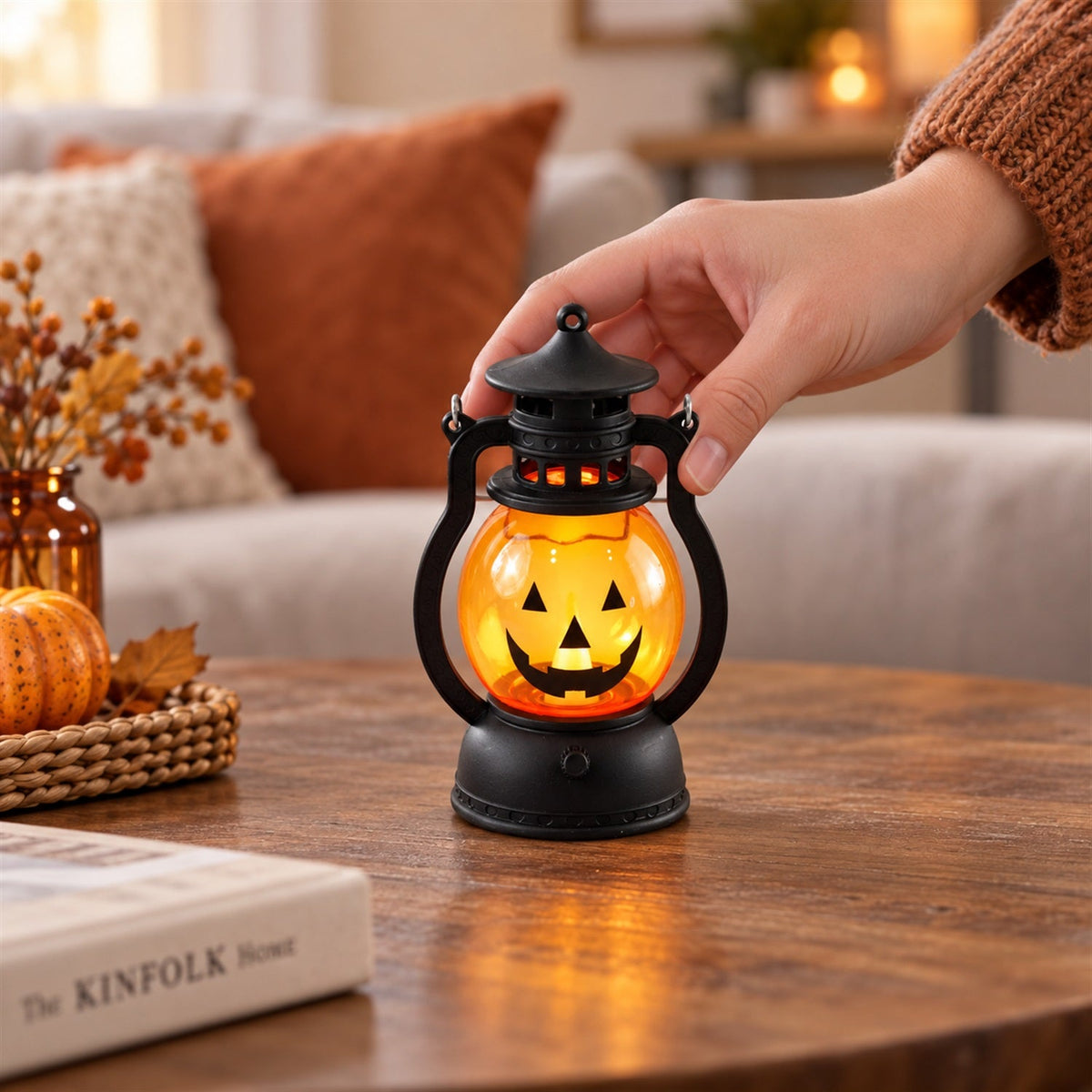 Pumpkin lantern detail