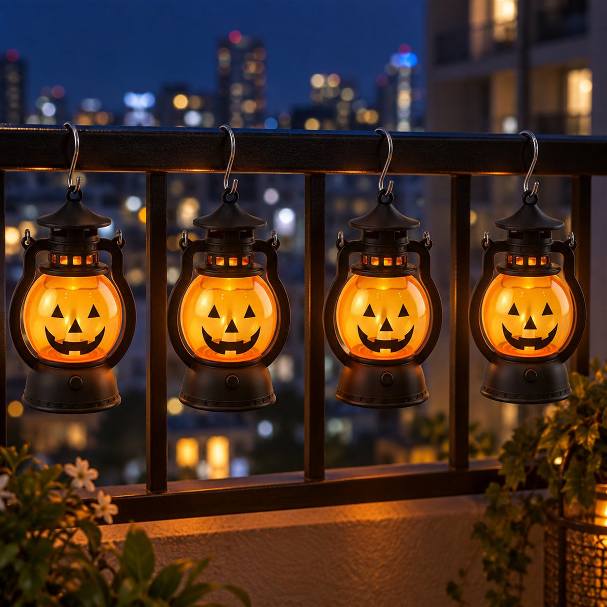 Pumpkin lantern design view