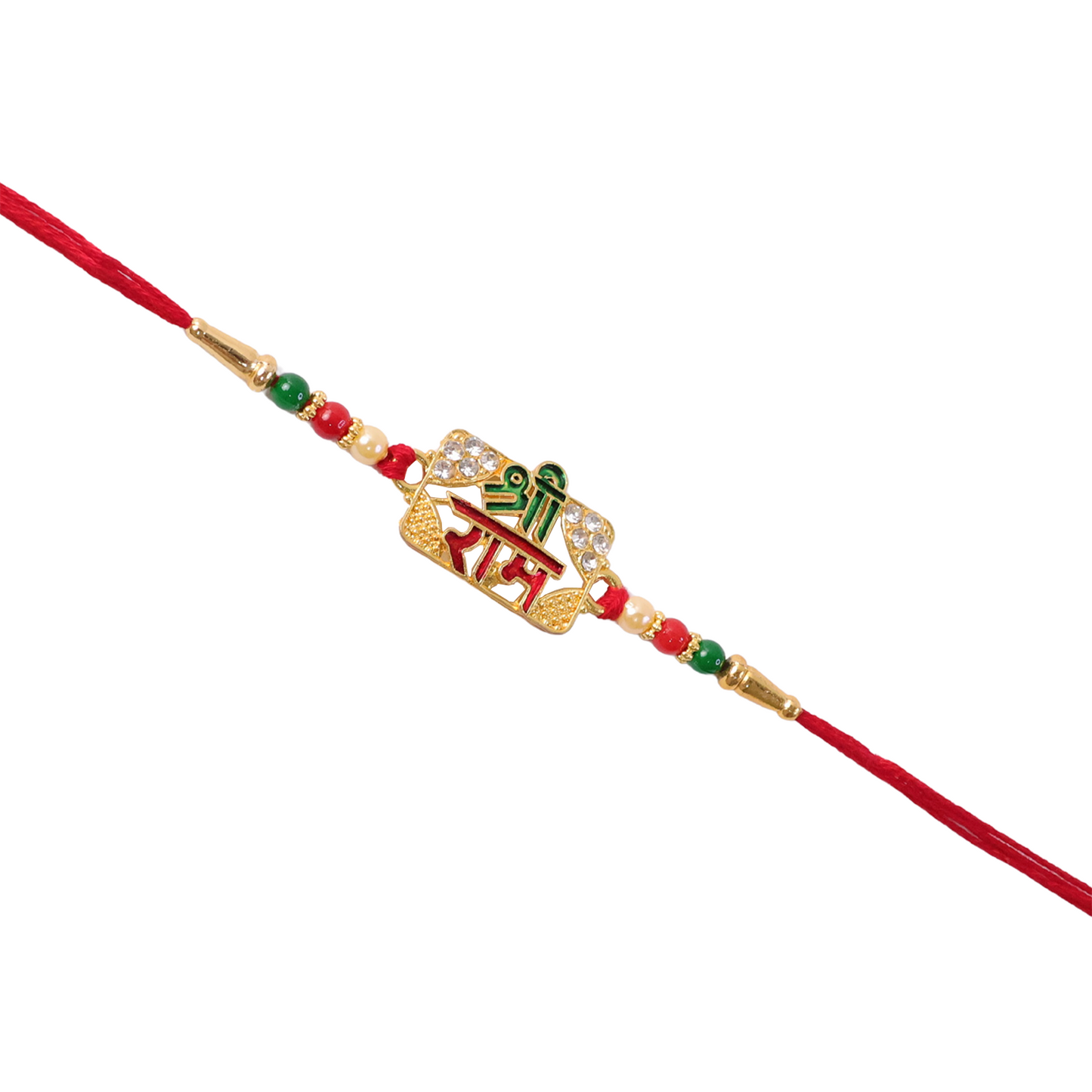 Soft thread of Shree Ram Designer Rakhi