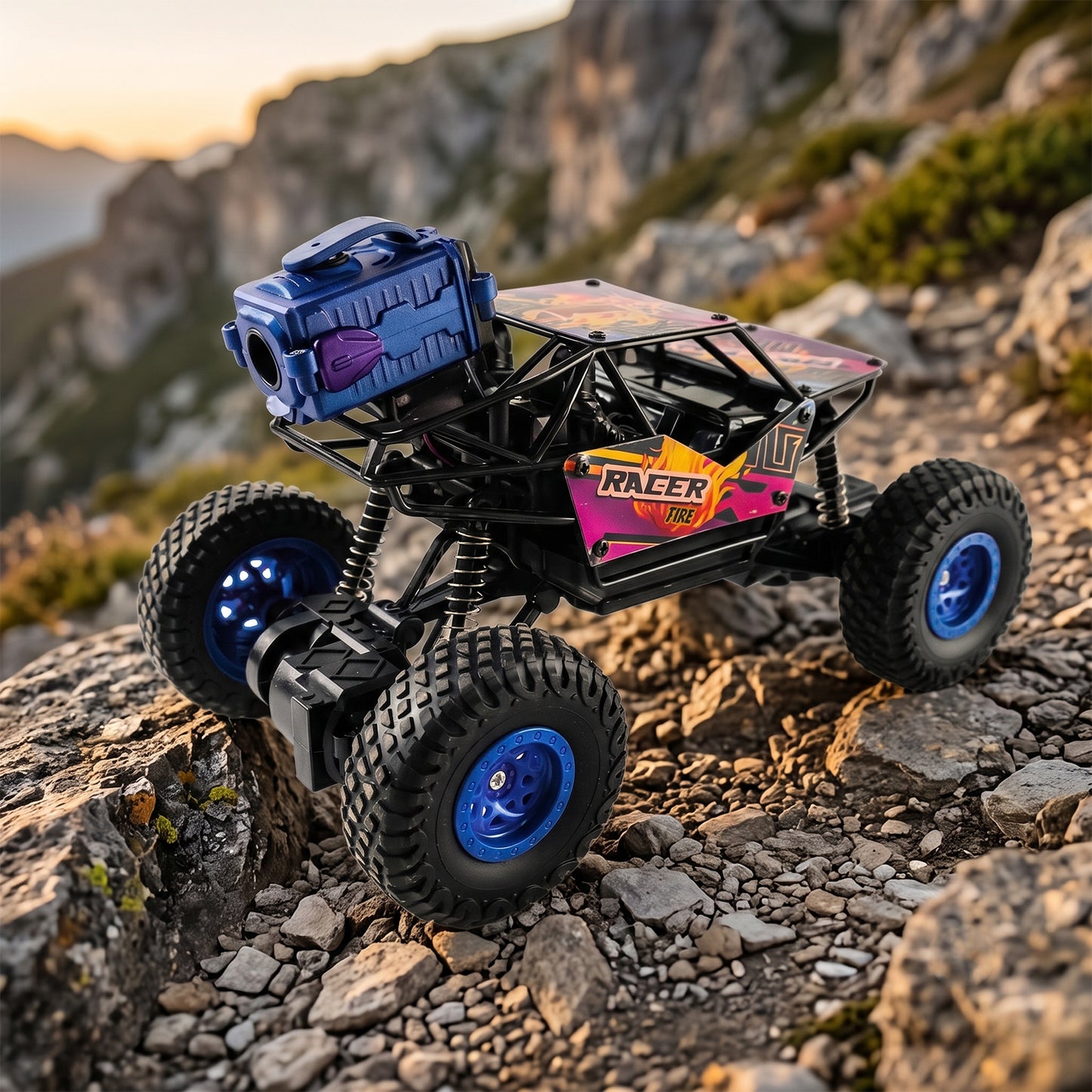 Remote Control Rock Crawler Off Road Toy Car (1 Pc)