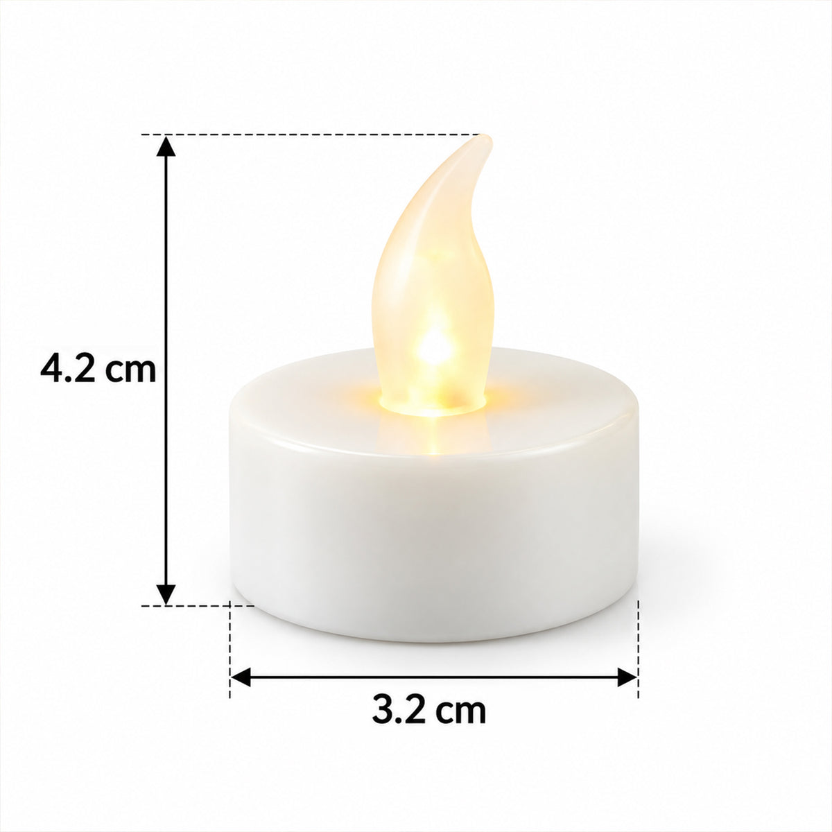 Premium 6 Piece LED Flameless Candle Light Set with Remote Control