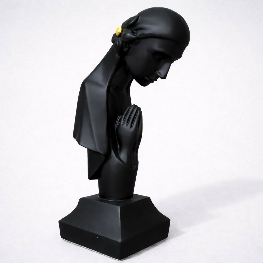 Abstract Praying Lady Sculpture Decorative Home Showpiece
