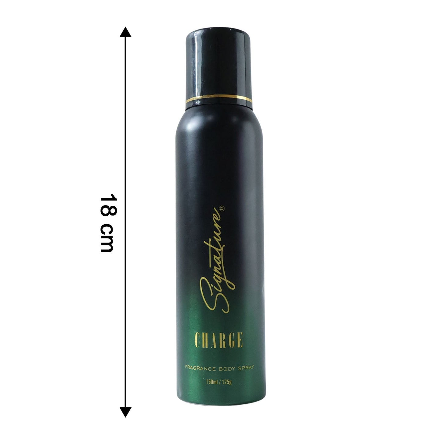 Signature charge fragrance spray bottle design