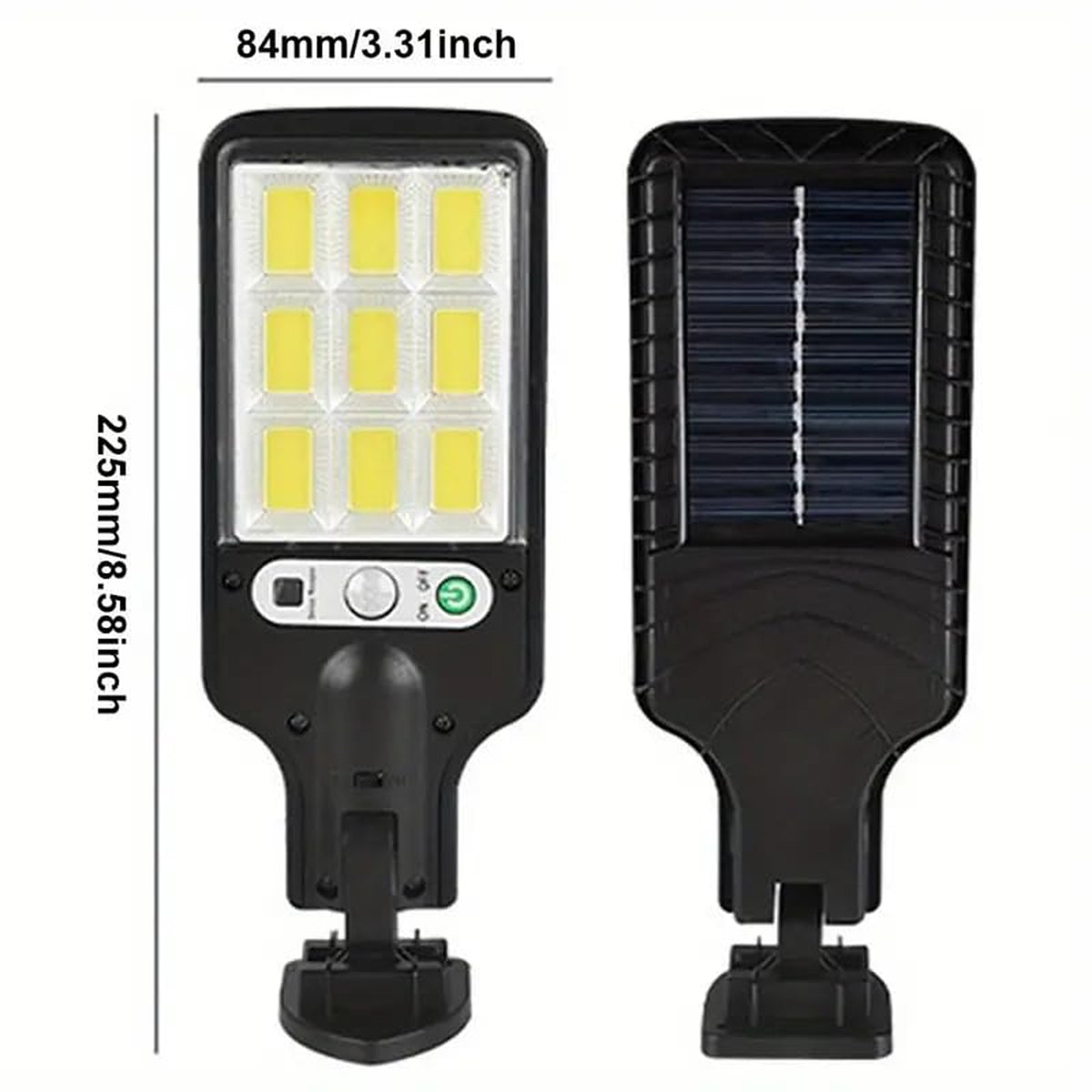 High-Power Solar LED Street Light with Motion Sensor & Remote Control