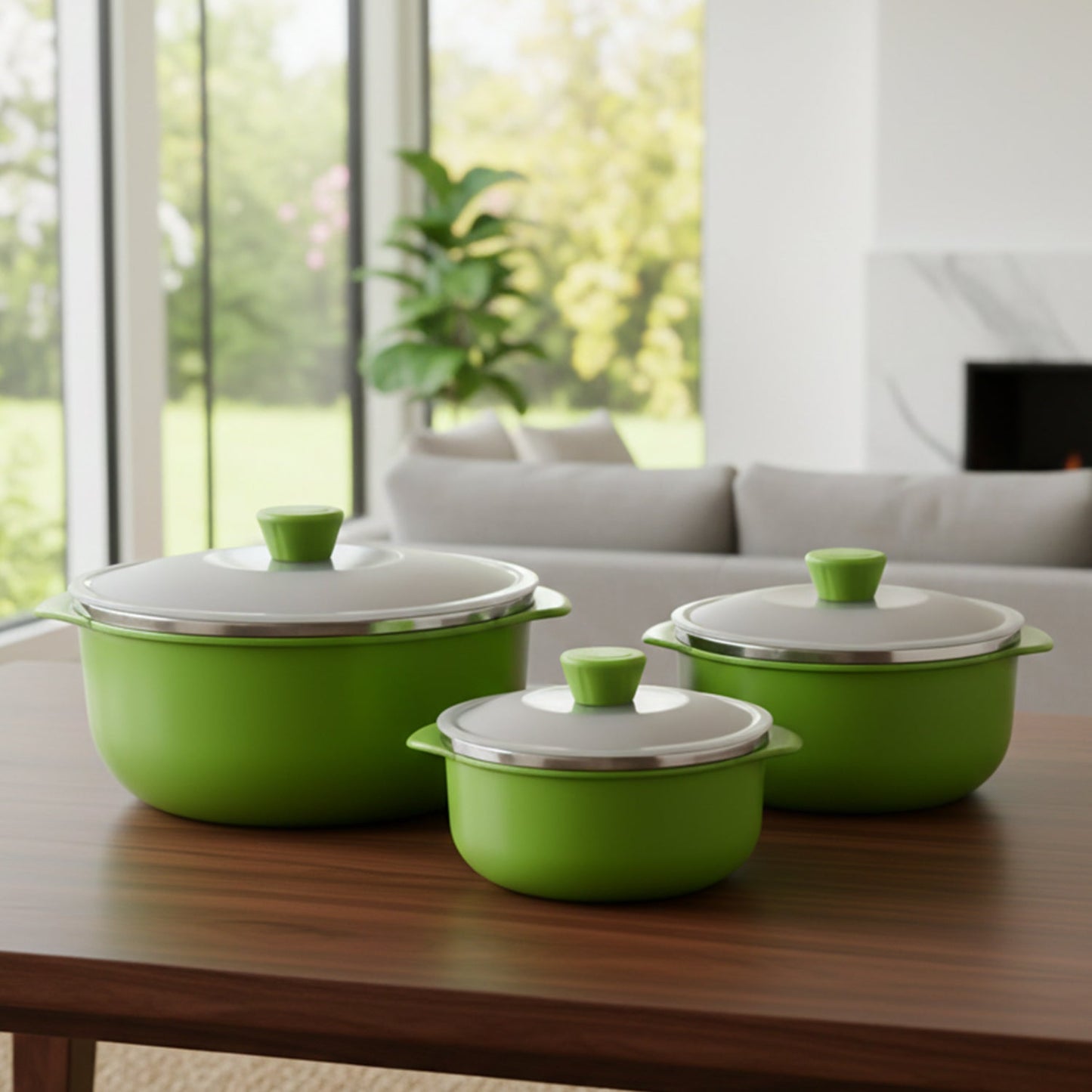 Signature Multipurpose Kitchen Serving Bowl (1000ML,1400ML,2200ML,3 Pc Set)